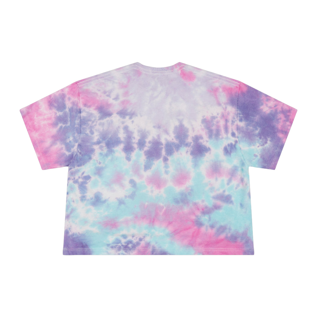 Dachshund River Days Women's Tie-Dye Crop Tee